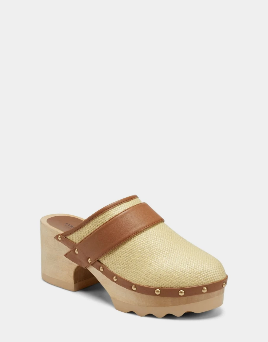 Aerosoles Women'S Clog In Natural Combo Wholesale