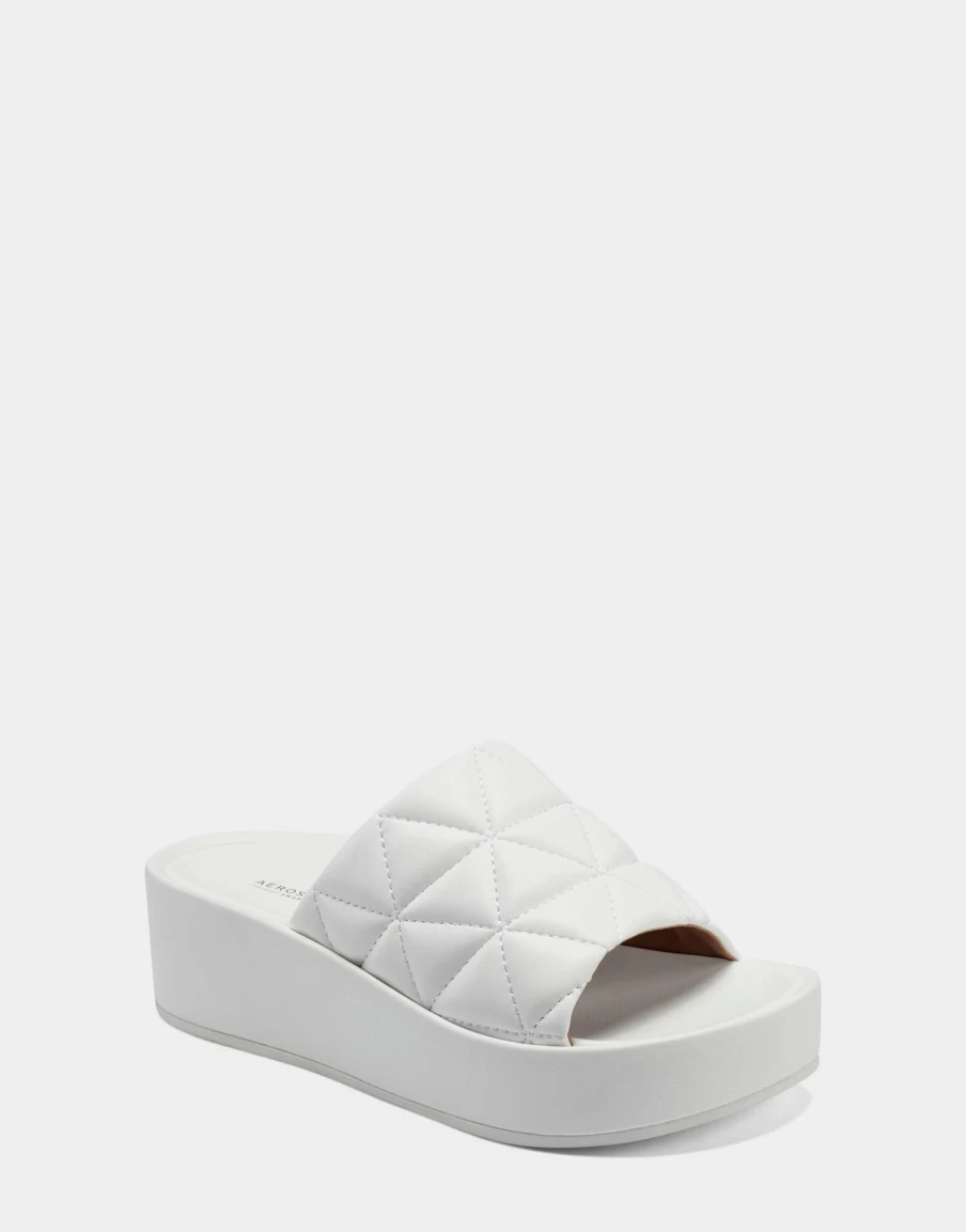 Aerosoles Aware Women'S Sandal In White Online