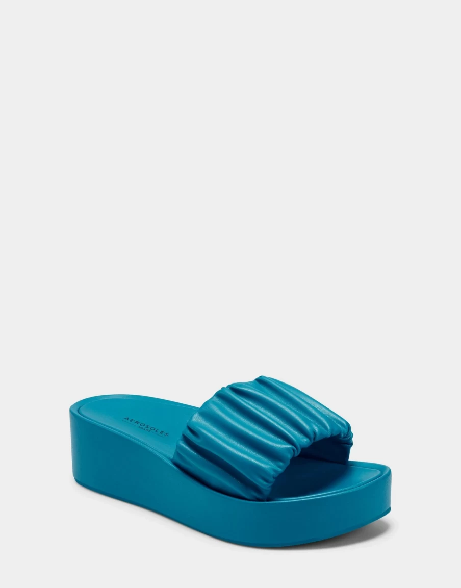 Aerosoles Aware Women'S Sandal In Blue Best