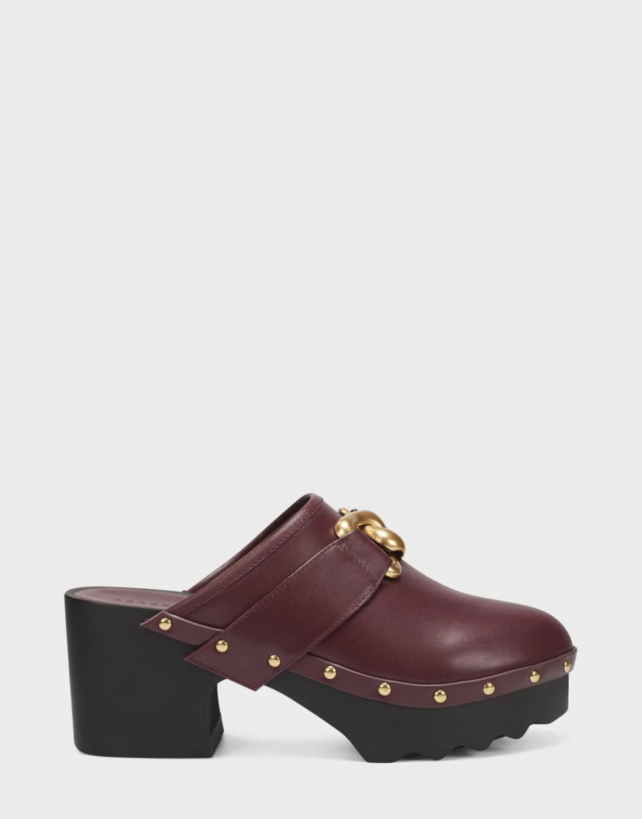 Aerosoles Women'S Clog In Burgundy New