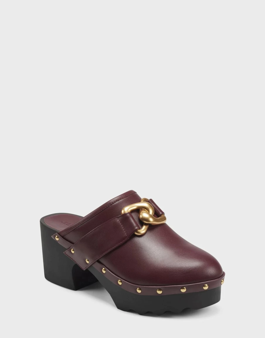 Aerosoles Women'S Clog In Burgundy New
